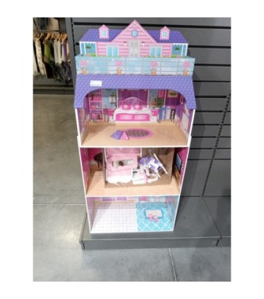 MAISON DE POUPEE AVEC MEUBLES