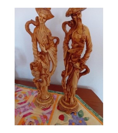 2 STATUES CHINOISE