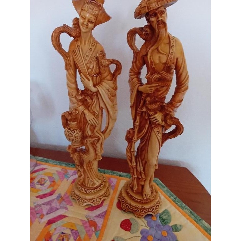 2 STATUES CHINOISE