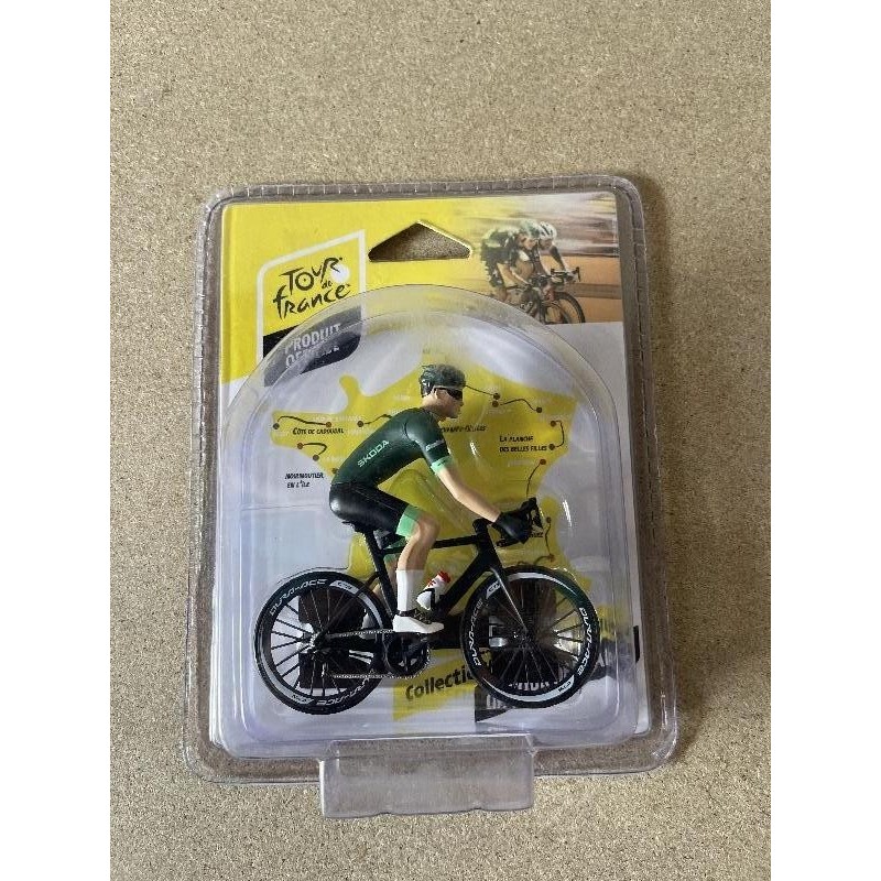 CYCLISTE MAILLOT VERT JOUET 